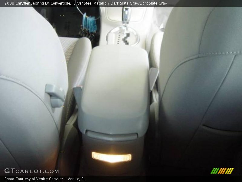 Silver Steel Metallic / Dark Slate Gray/Light Slate Gray 2008 Chrysler Sebring LX Convertible