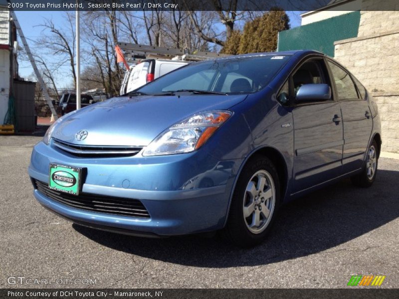 Seaside Blue Pearl / Dark Gray 2009 Toyota Prius Hybrid