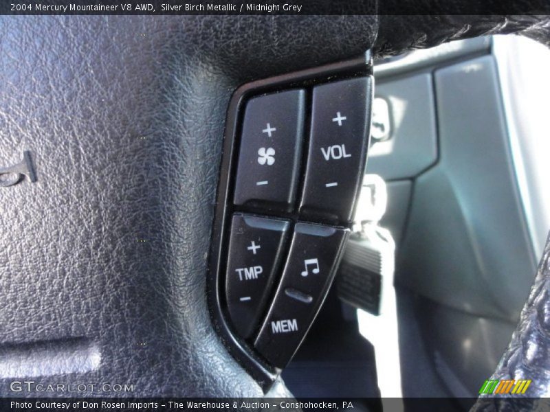 Silver Birch Metallic / Midnight Grey 2004 Mercury Mountaineer V8 AWD