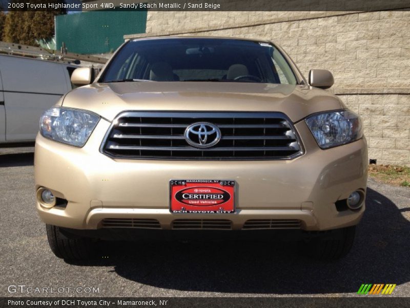 Sandy Beach Metallic / Sand Beige 2008 Toyota Highlander Sport 4WD