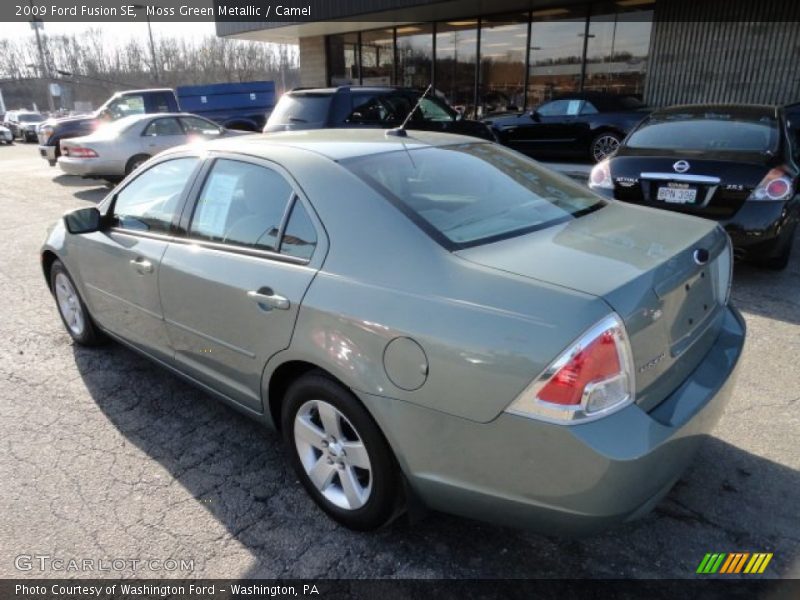 Moss Green Metallic / Camel 2009 Ford Fusion SE