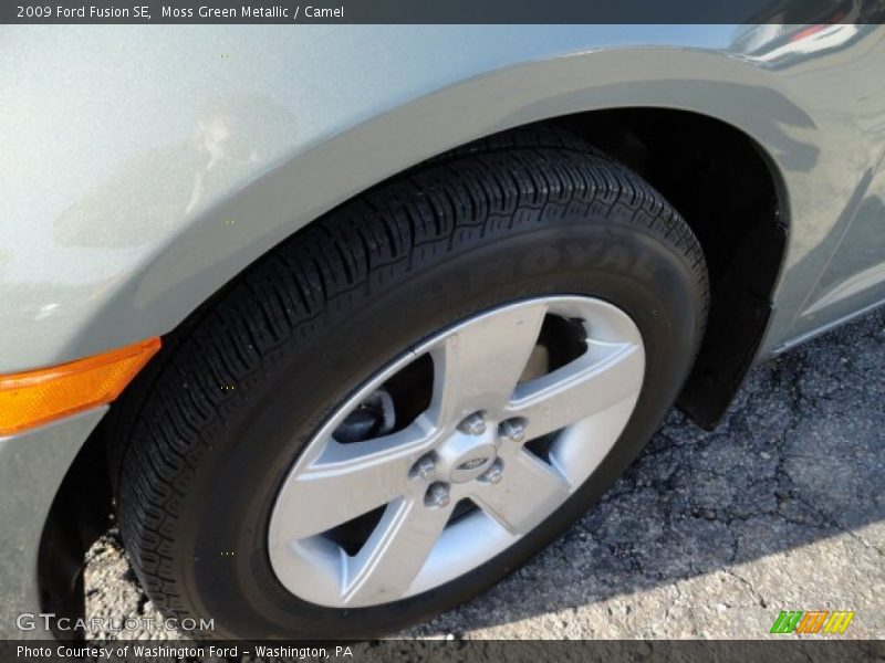 Moss Green Metallic / Camel 2009 Ford Fusion SE