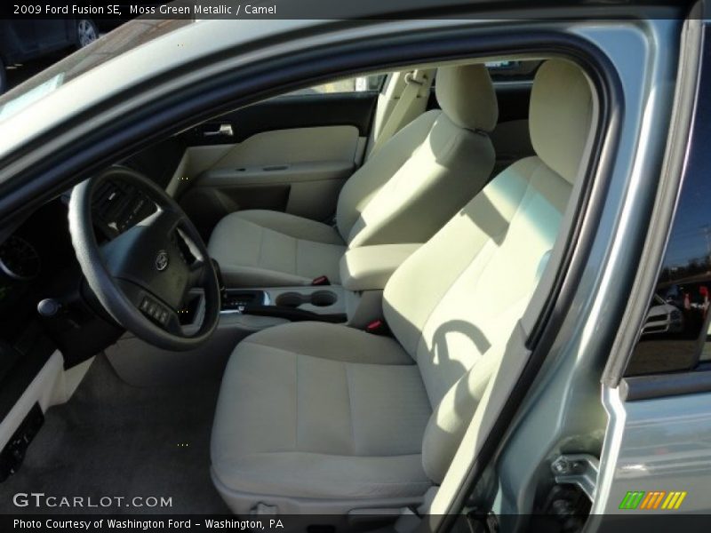 Moss Green Metallic / Camel 2009 Ford Fusion SE