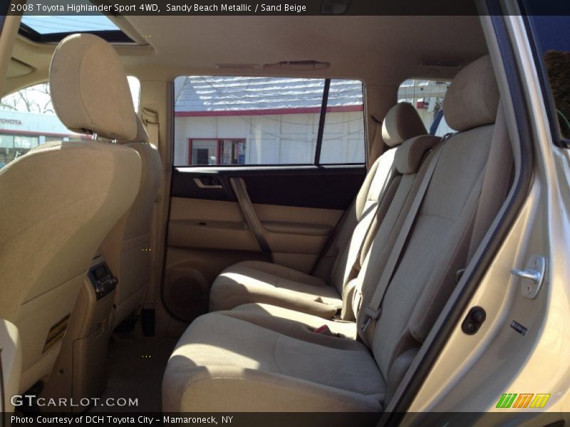 Sandy Beach Metallic / Sand Beige 2008 Toyota Highlander Sport 4WD