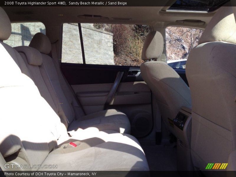 Sandy Beach Metallic / Sand Beige 2008 Toyota Highlander Sport 4WD