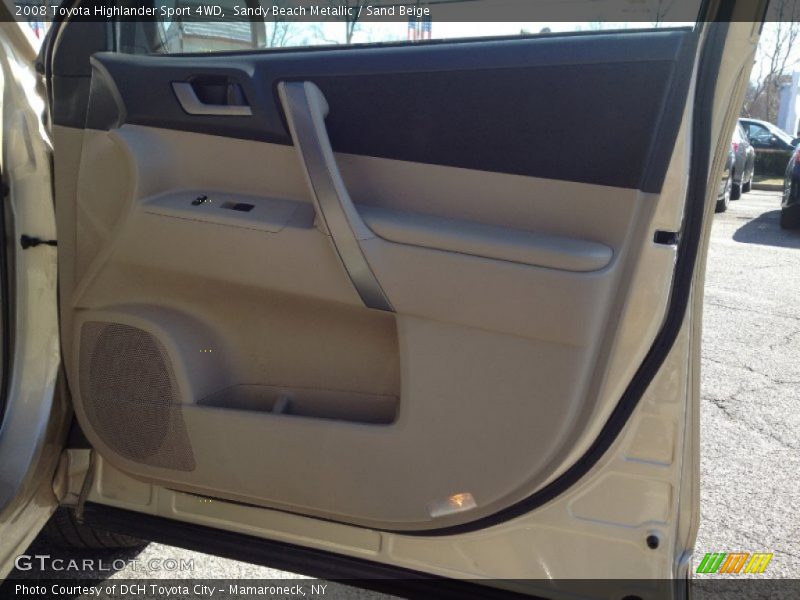 Sandy Beach Metallic / Sand Beige 2008 Toyota Highlander Sport 4WD