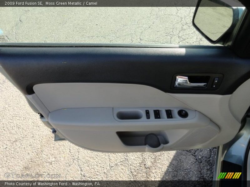 Moss Green Metallic / Camel 2009 Ford Fusion SE