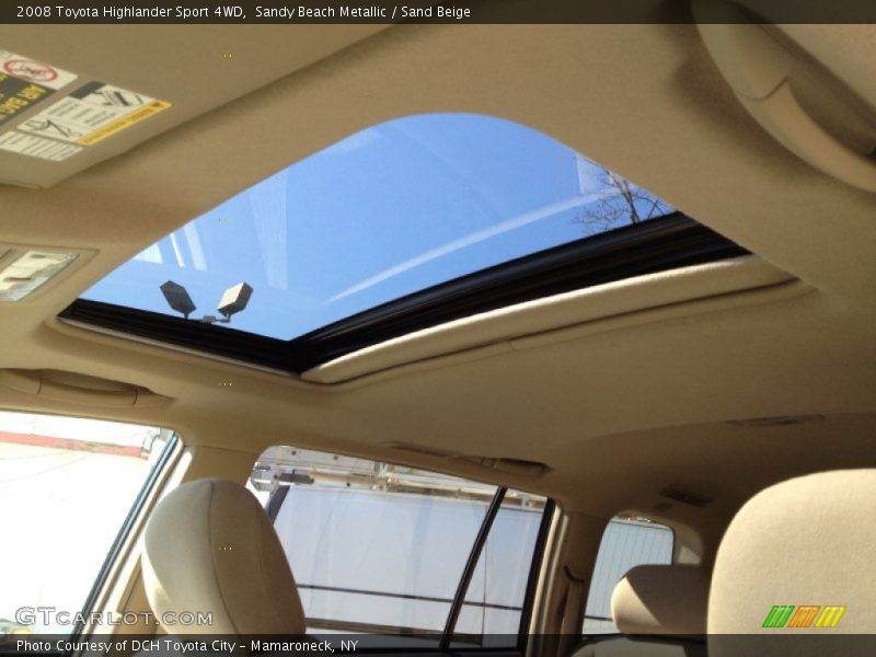 Sandy Beach Metallic / Sand Beige 2008 Toyota Highlander Sport 4WD
