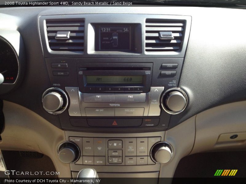 Sandy Beach Metallic / Sand Beige 2008 Toyota Highlander Sport 4WD