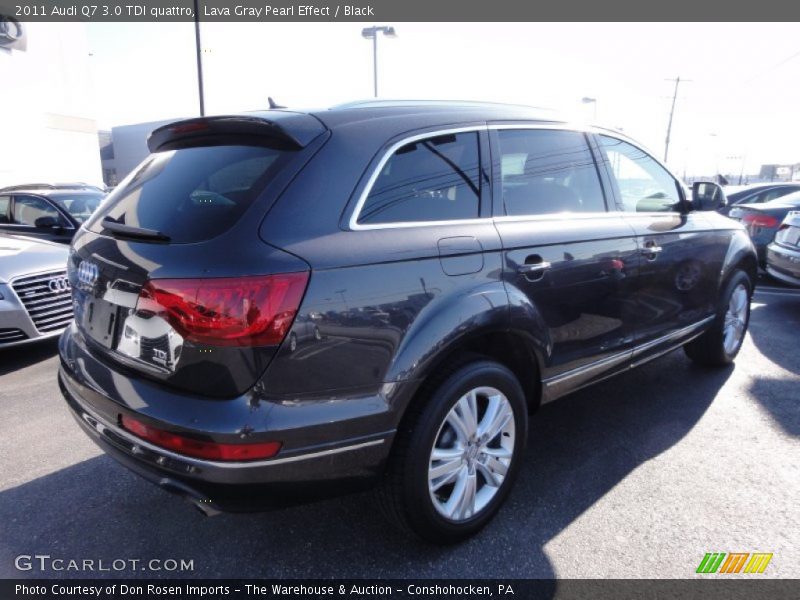 Lava Gray Pearl Effect / Black 2011 Audi Q7 3.0 TDI quattro