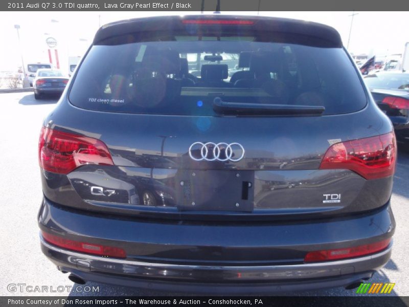 Lava Gray Pearl Effect / Black 2011 Audi Q7 3.0 TDI quattro