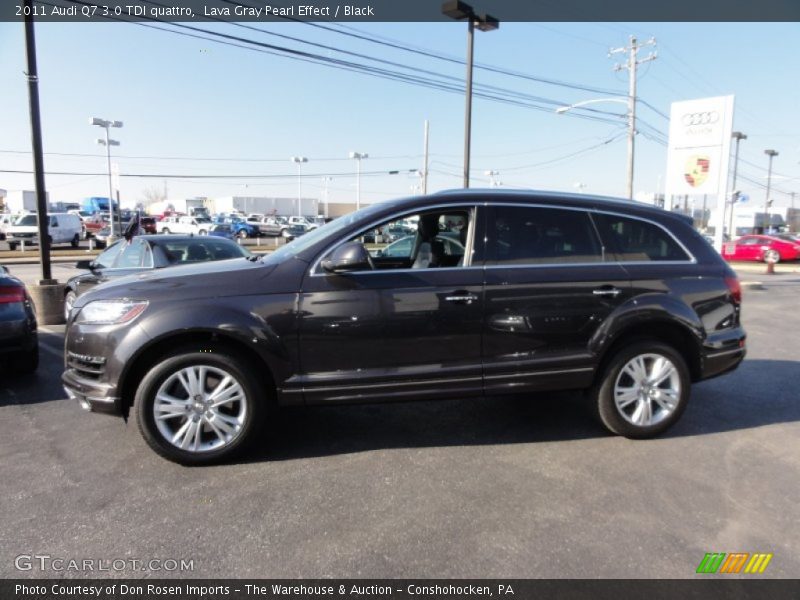 Lava Gray Pearl Effect / Black 2011 Audi Q7 3.0 TDI quattro