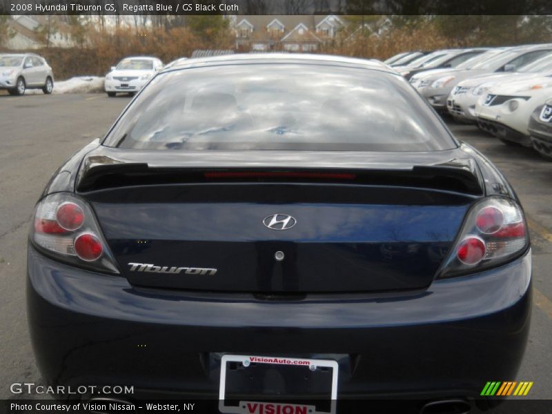 Regatta Blue / GS Black Cloth 2008 Hyundai Tiburon GS