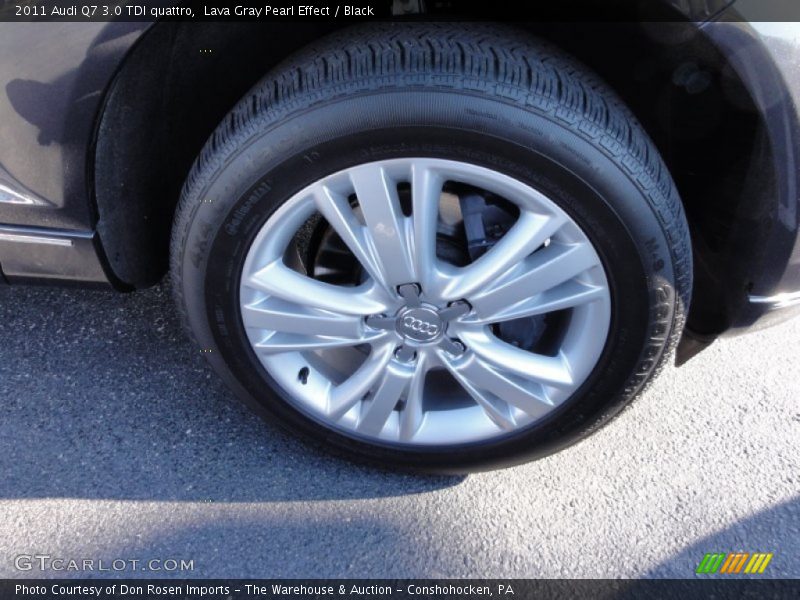 Lava Gray Pearl Effect / Black 2011 Audi Q7 3.0 TDI quattro