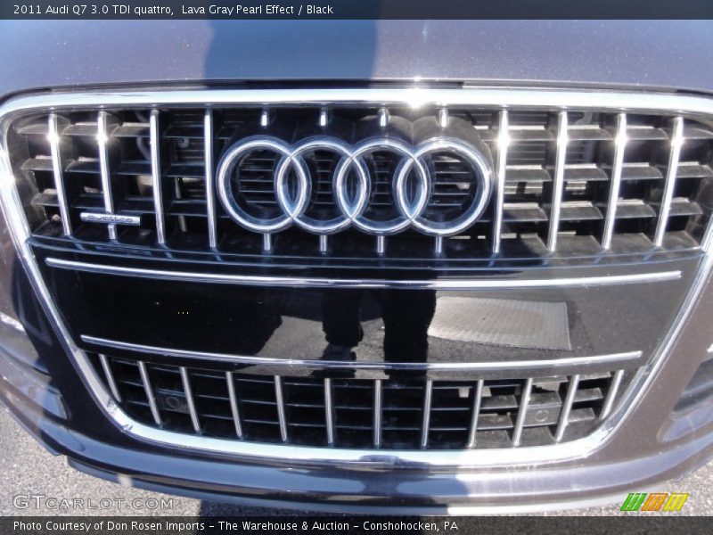 Lava Gray Pearl Effect / Black 2011 Audi Q7 3.0 TDI quattro
