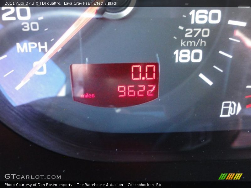Lava Gray Pearl Effect / Black 2011 Audi Q7 3.0 TDI quattro