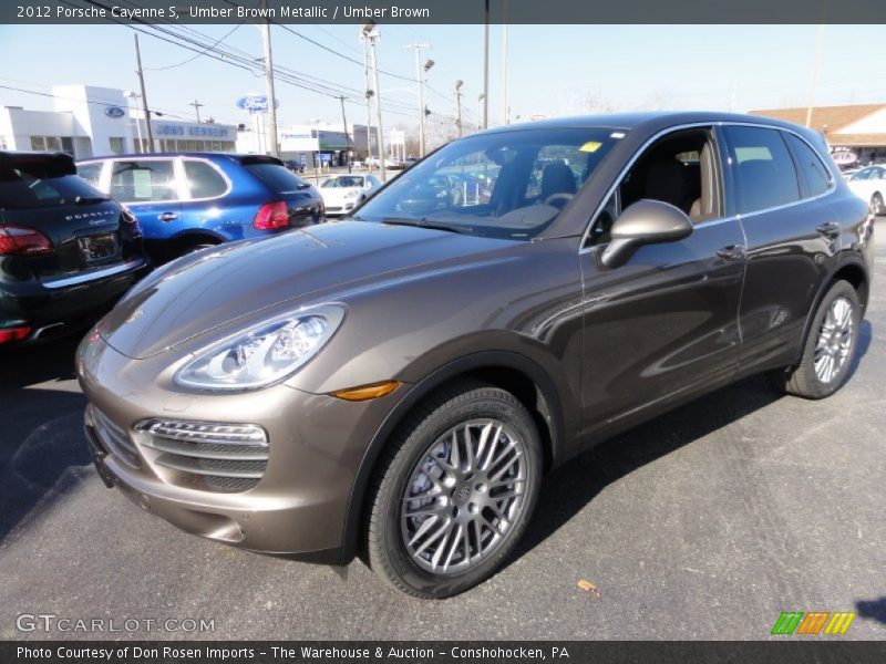 Umber Brown Metallic / Umber Brown 2012 Porsche Cayenne S