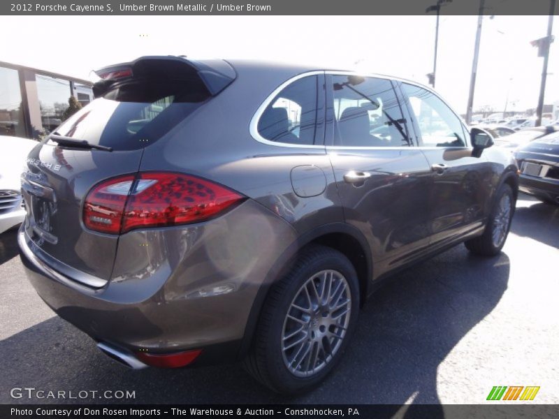 Umber Brown Metallic / Umber Brown 2012 Porsche Cayenne S