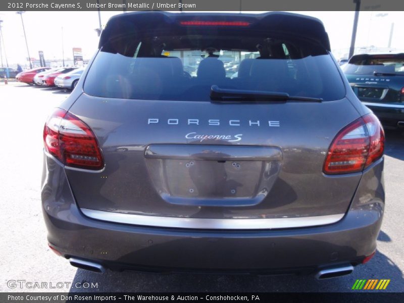 Umber Brown Metallic / Umber Brown 2012 Porsche Cayenne S