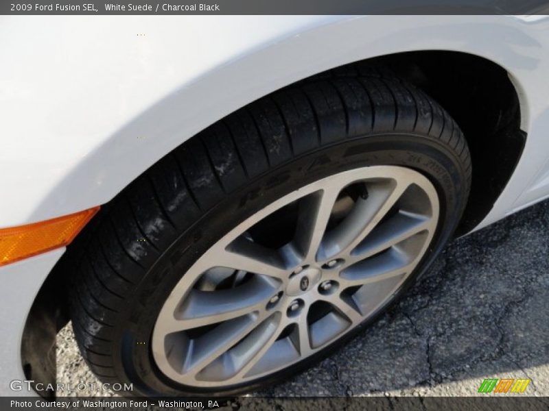 White Suede / Charcoal Black 2009 Ford Fusion SEL