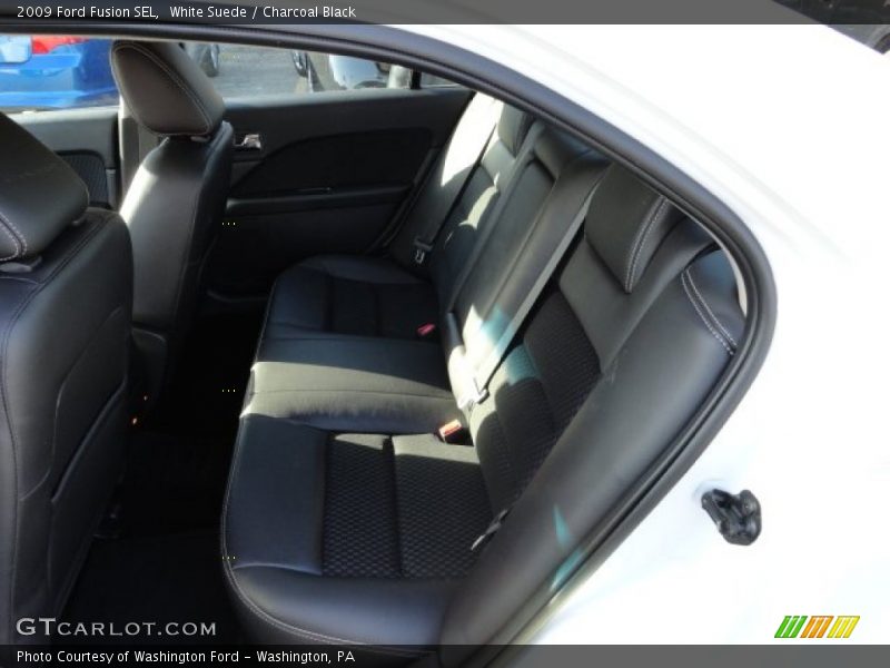 White Suede / Charcoal Black 2009 Ford Fusion SEL