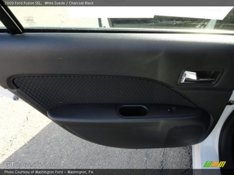 White Suede / Charcoal Black 2009 Ford Fusion SEL
