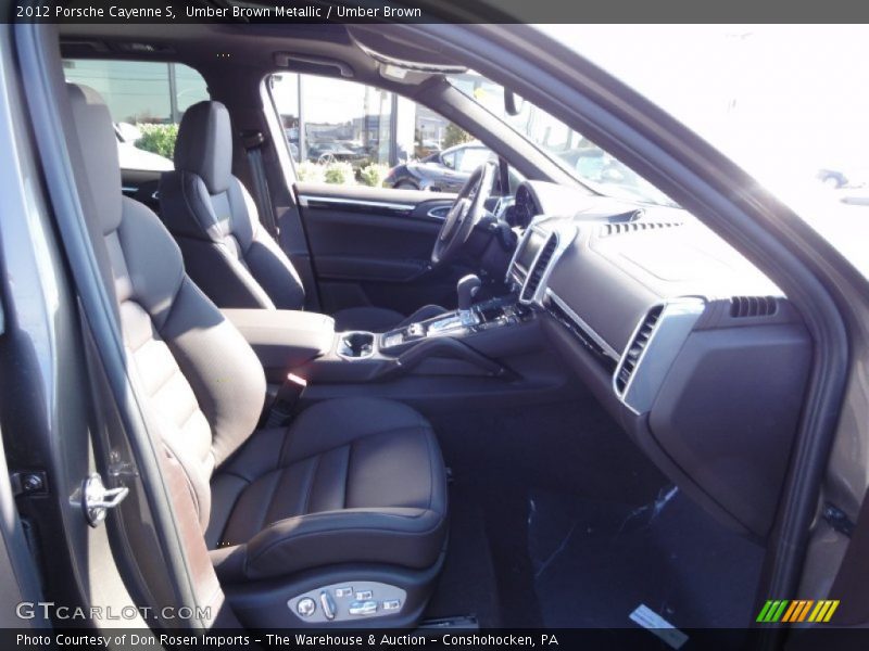 Umber Brown Metallic / Umber Brown 2012 Porsche Cayenne S