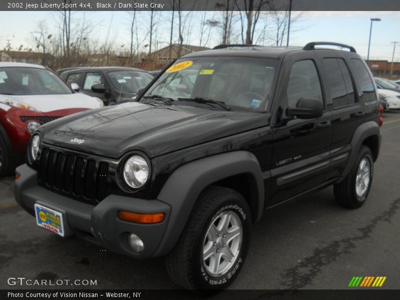 Black / Dark Slate Gray 2002 Jeep Liberty Sport 4x4