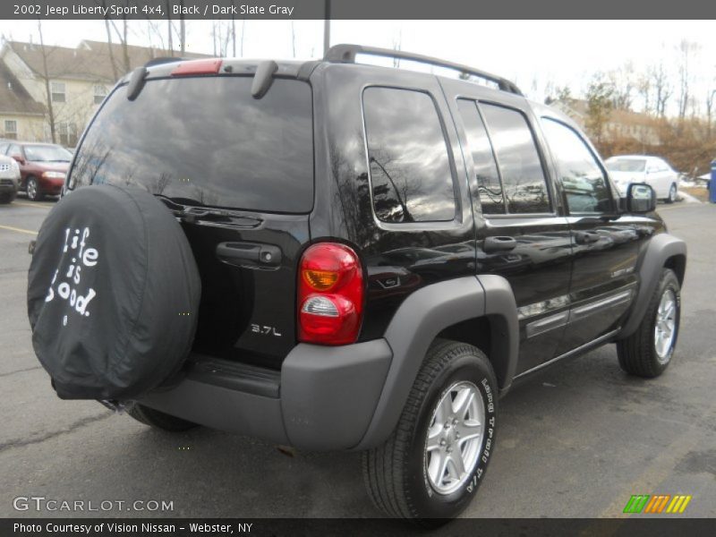 Black / Dark Slate Gray 2002 Jeep Liberty Sport 4x4
