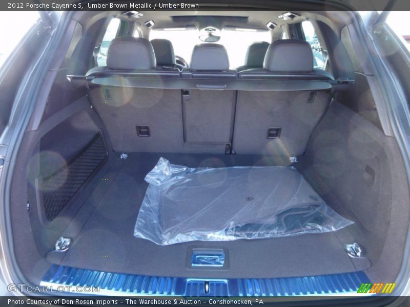  2012 Cayenne S Trunk