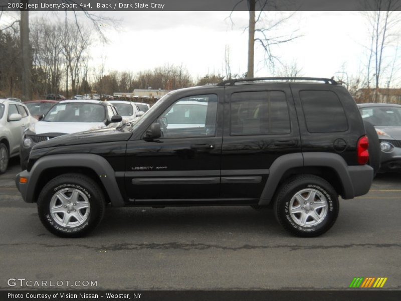 Black / Dark Slate Gray 2002 Jeep Liberty Sport 4x4