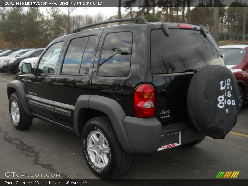 Black / Dark Slate Gray 2002 Jeep Liberty Sport 4x4