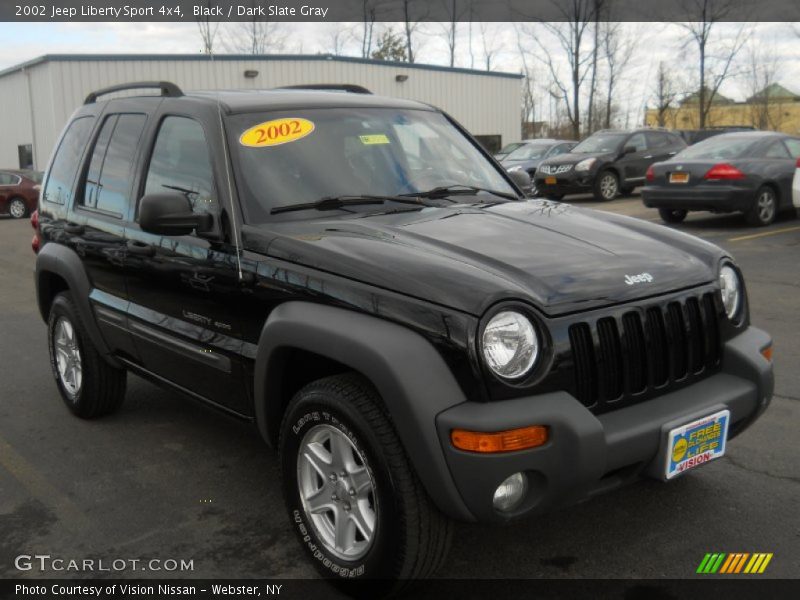 Black / Dark Slate Gray 2002 Jeep Liberty Sport 4x4