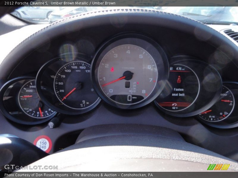  2012 Cayenne S S Gauges