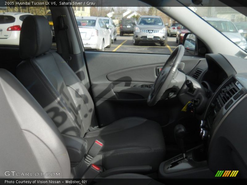 Sahara Silver / Gray 2005 Hyundai Tucson LX V6