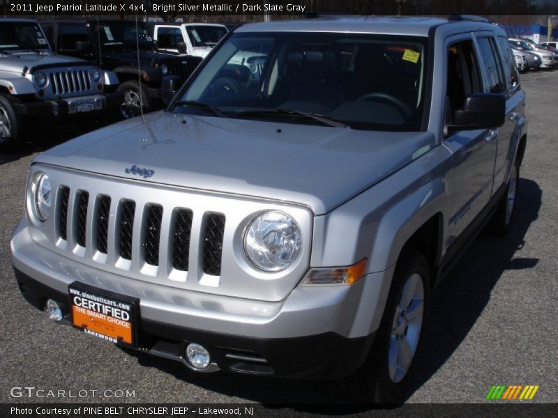Bright Silver Metallic / Dark Slate Gray 2011 Jeep Patriot Latitude X 4x4