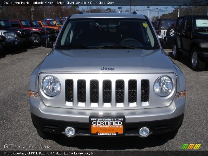 Bright Silver Metallic / Dark Slate Gray 2011 Jeep Patriot Latitude X 4x4
