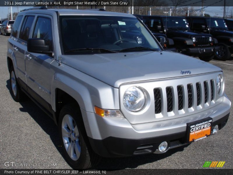 Bright Silver Metallic / Dark Slate Gray 2011 Jeep Patriot Latitude X 4x4
