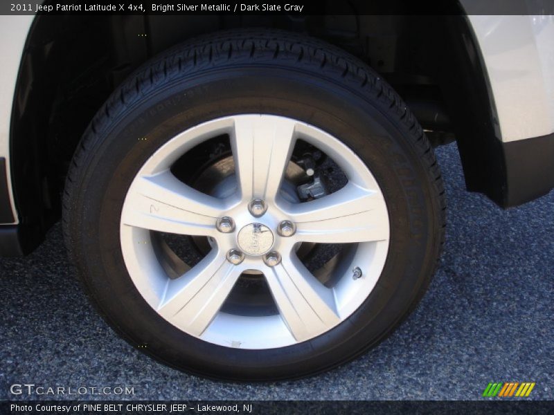 Bright Silver Metallic / Dark Slate Gray 2011 Jeep Patriot Latitude X 4x4