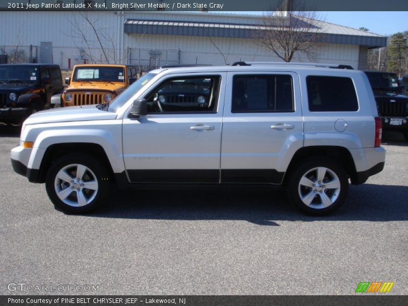 Bright Silver Metallic / Dark Slate Gray 2011 Jeep Patriot Latitude X 4x4