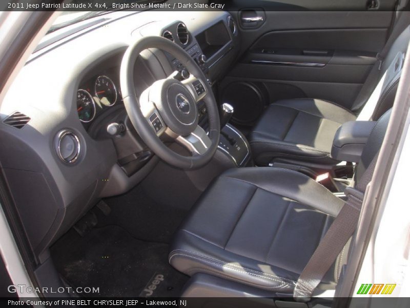Bright Silver Metallic / Dark Slate Gray 2011 Jeep Patriot Latitude X 4x4