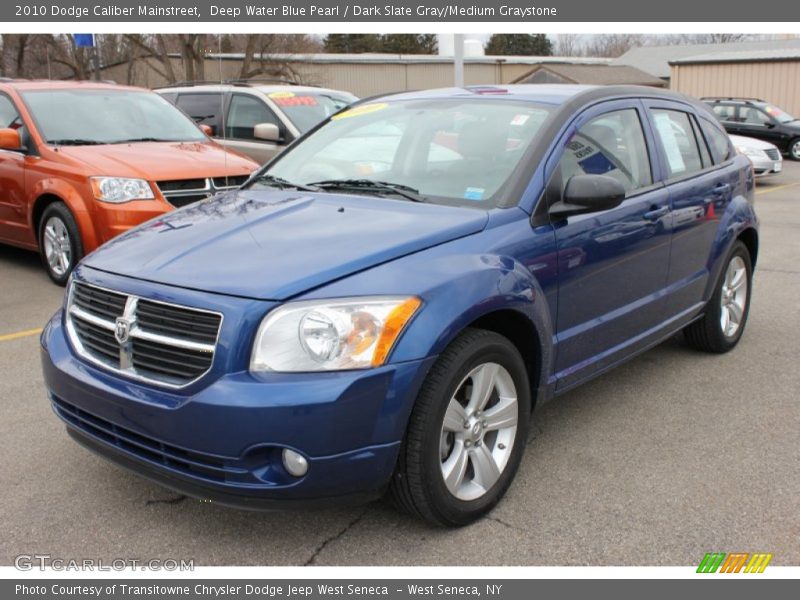 Deep Water Blue Pearl / Dark Slate Gray/Medium Graystone 2010 Dodge Caliber Mainstreet