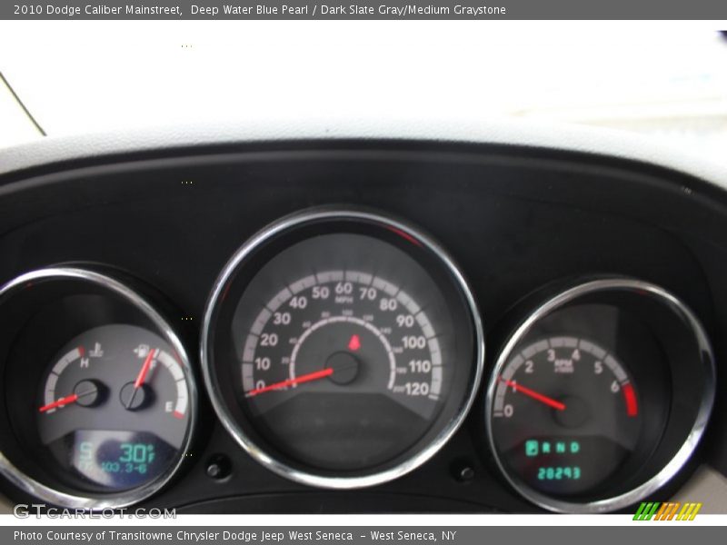 Deep Water Blue Pearl / Dark Slate Gray/Medium Graystone 2010 Dodge Caliber Mainstreet