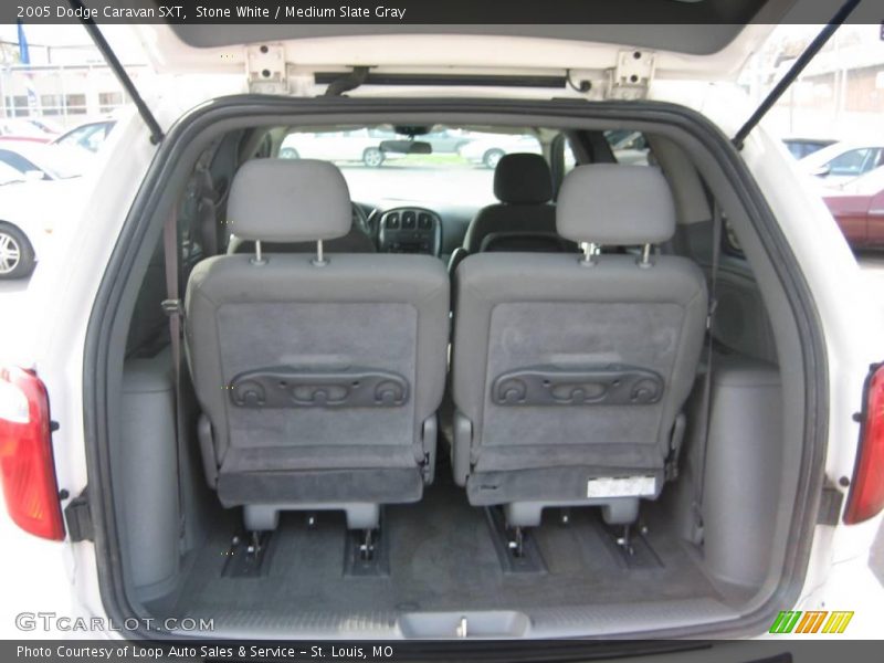 Stone White / Medium Slate Gray 2005 Dodge Caravan SXT