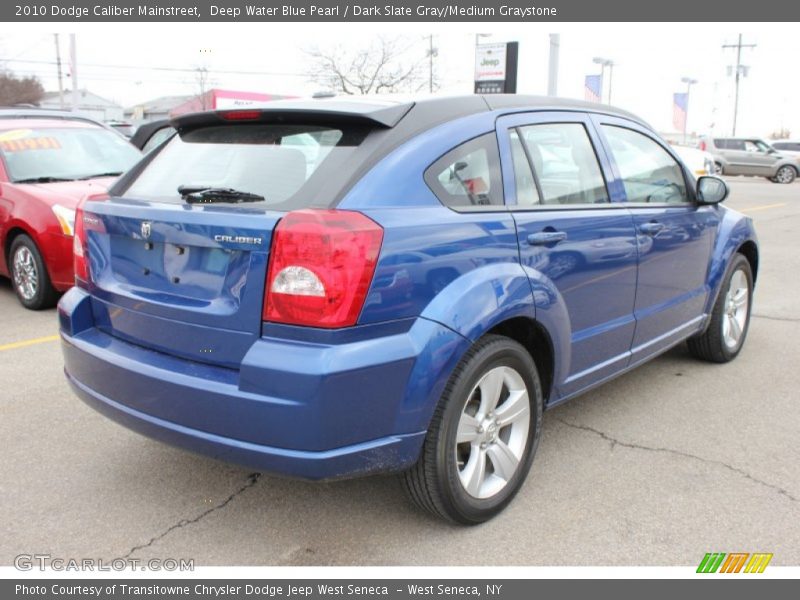 Deep Water Blue Pearl / Dark Slate Gray/Medium Graystone 2010 Dodge Caliber Mainstreet