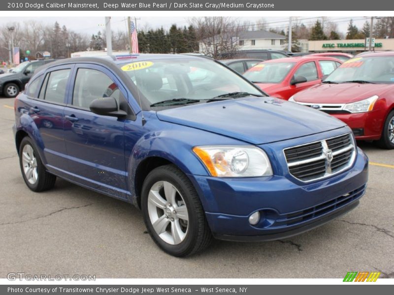 Deep Water Blue Pearl / Dark Slate Gray/Medium Graystone 2010 Dodge Caliber Mainstreet