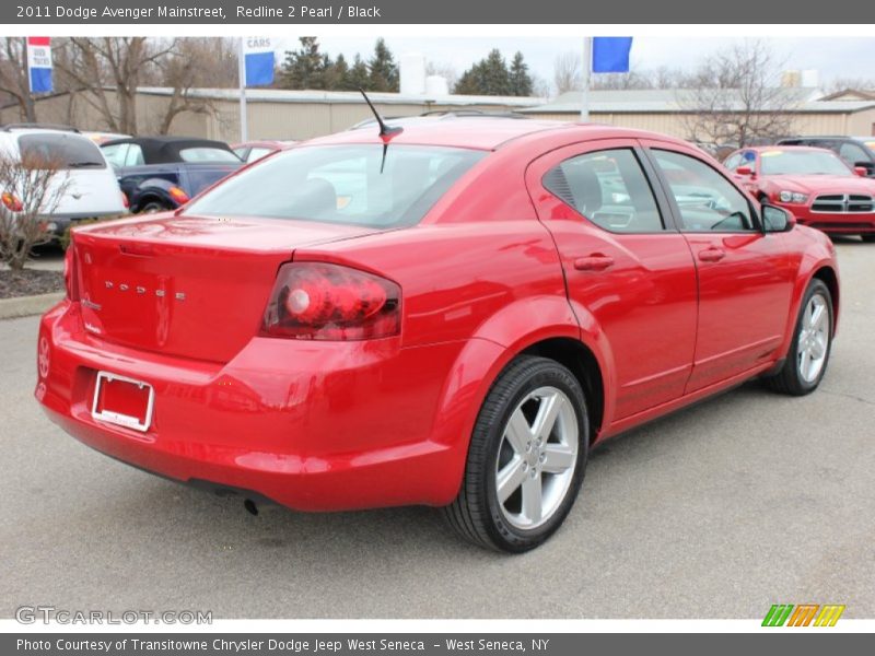 Redline 2 Pearl / Black 2011 Dodge Avenger Mainstreet