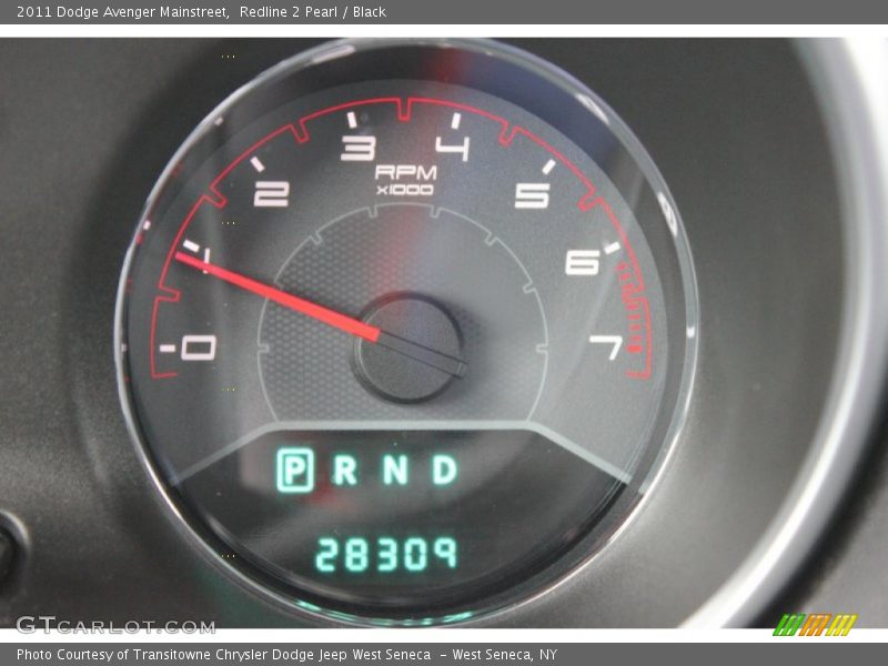 Redline 2 Pearl / Black 2011 Dodge Avenger Mainstreet
