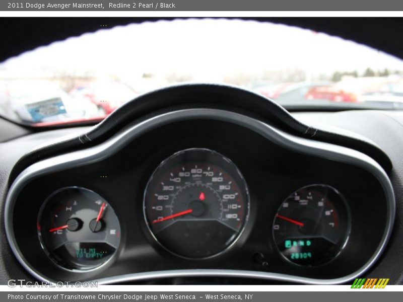 Redline 2 Pearl / Black 2011 Dodge Avenger Mainstreet