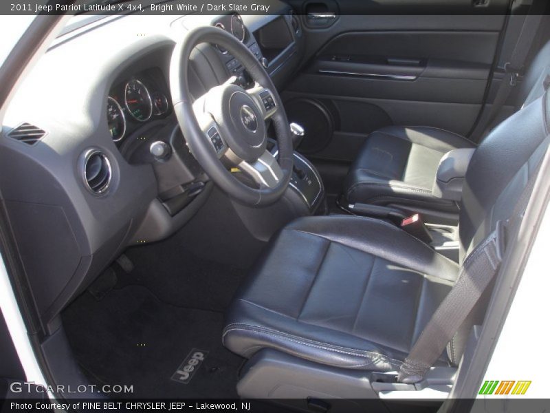 Bright White / Dark Slate Gray 2011 Jeep Patriot Latitude X 4x4